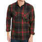 Levi's Men's Malden Plaid Shirt Red Size Extra Large