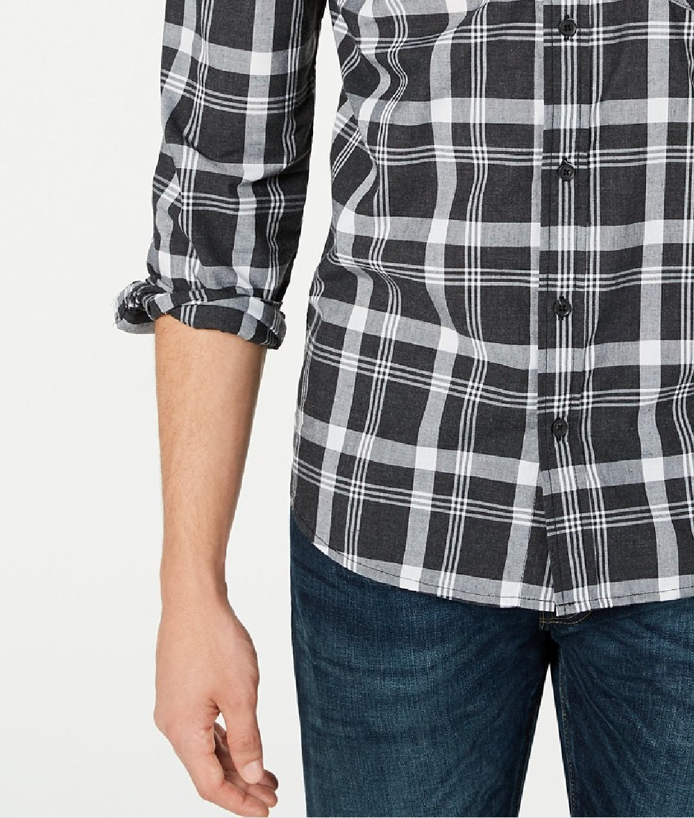 Camisa xadrez Reese masculina Levi's preta tamanho grande