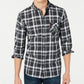 Camisa xadrez Reese masculina Levi's preta tamanho grande