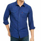 Camisa Levi's Darrow Masculina Azul Tamanho Extra Grande