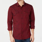 Camisa jeans masculina Levi's Darrow vinho tamanho extra grande