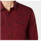 Camisa jeans masculina Levi's Darrow vinho tamanho extra grande