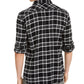 Camisa de flanela xadrez Levi's Stoney Regular Fit Masculina Cinza Tamanho Grande