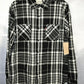 Camisa Masculina Levi's Noble Plaid com Botões Preta Tamanho P