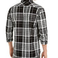 Camisa Masculina Levi's Noble Plaid com Botões Preta Tamanho 2 Extra Grande