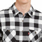Camisa de flanela xadrez Buffalo Levi's masculina Marshmallow tamanho pequeno