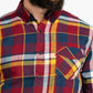 Levi's Bellore Madras Plaid Manga Longa Western Flanela Vermelho Tamanho Grande Masculino