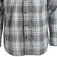 Camisa xadrez Levi's Remick masculina cinza tamanho médio