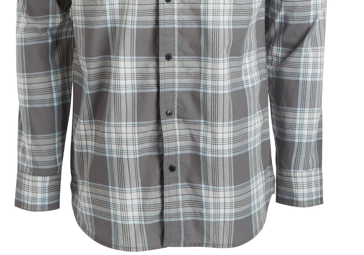 Camisa xadrez Levi's Remick masculina cinza tamanho médio