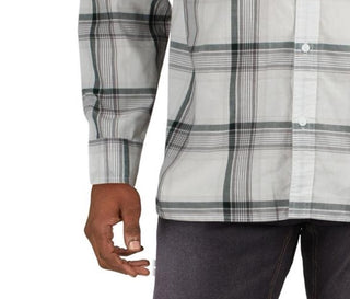 Levi's Men's Rosa Plaid Collared Button-Down Shirt White Size 2 Extra Large