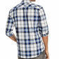 Camisa xadrez Levi's Clemente Regular Fit Masculina Branca 2 Extra Grande
