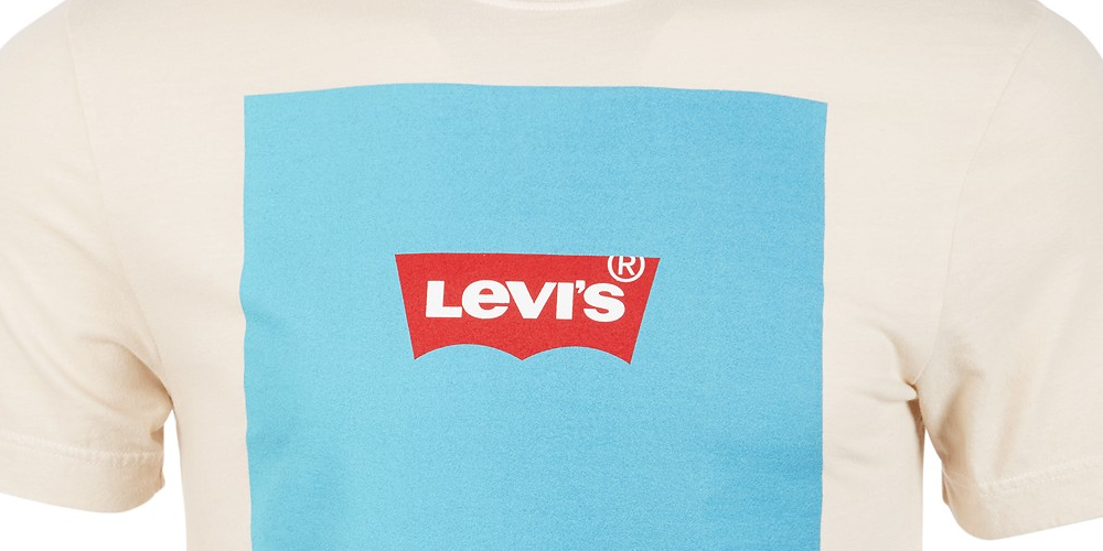 Camiseta gráfica masculina Levi's, branca, tamanho extra grande