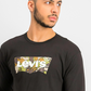 Camiseta Levi's Masculina Manga Longa Camuflada com Logotipo Preto Tamanho XXG