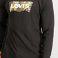 Camiseta Levi's Masculina Manga Longa Camuflada com Logotipo Preto Tamanho XXG