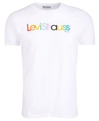 Levi's Men's Multicolor Logo T-Shirt White Size XX-Large