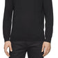 Suéter Calvin Klein Masculino de Lã Merino com Gola V Preto Tamanho P