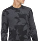 Calvin Klein Suéter Masculino Regular Fit Texturizado Floral Jacquard Preto Tamanho Extra Grande