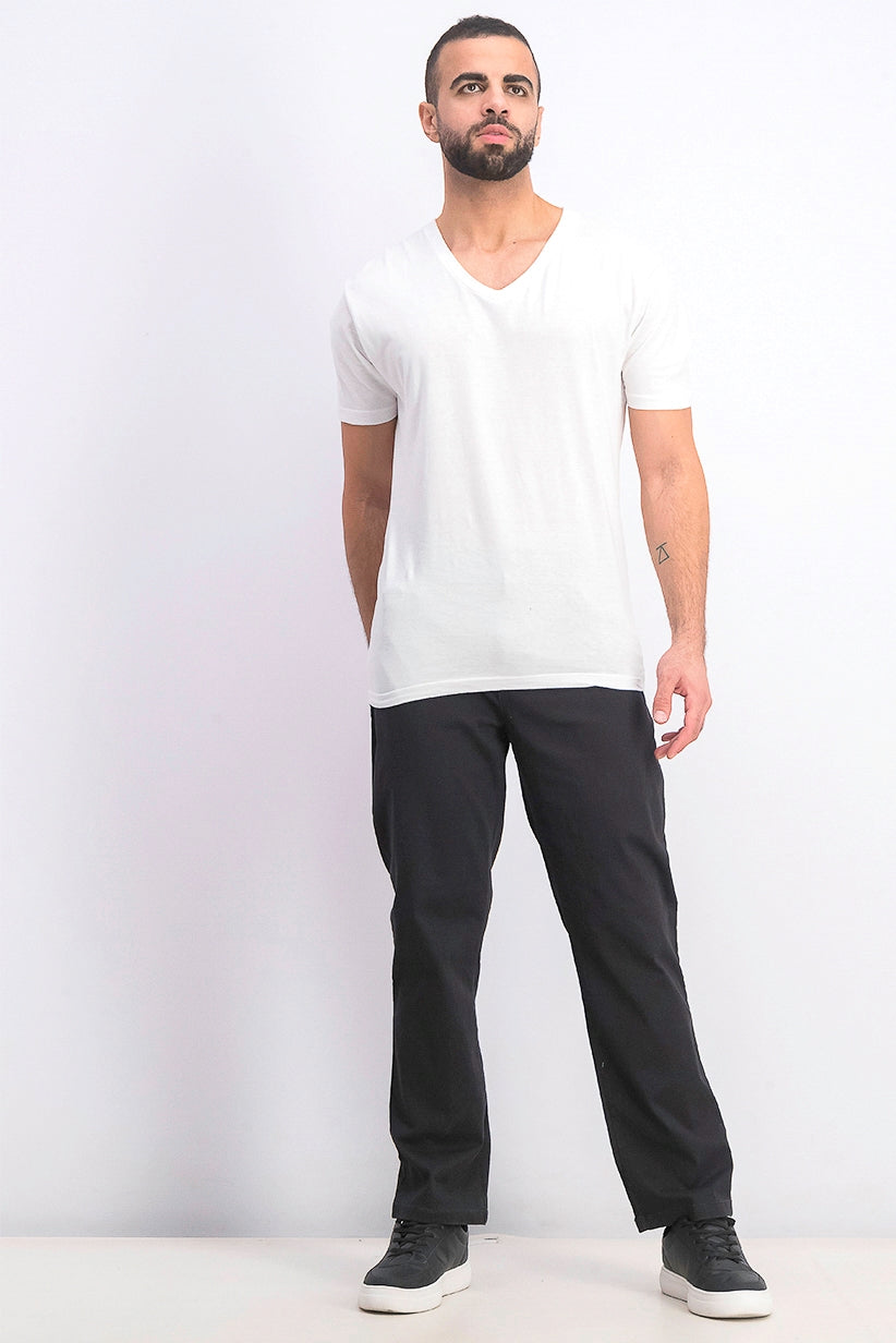 Calça Calvin Klein Masculina Slim Fit Estampada Textura Carvão Tamanho 34X30