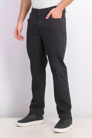 Calça Calvin Klein Masculina Slim Fit Estampada Textura Carvão Tamanho 34X30