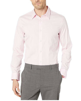 Camisa Calvin Klein Masculina Chambray Rosa Tamanho P