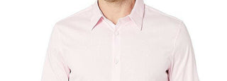 Camisa Calvin Klein Masculina Chambray Rosa Tamanho P