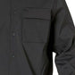 Camisa utilitária masculina Calvin Klein, tamanho grande, cor carvão