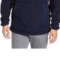 Suéter DKNY Sherpa Masculino com Zíper de 1/4 Azul Marinho Tamanho X-G