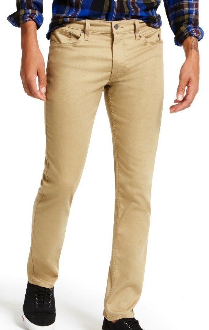 Calça jeans Levis 511 Slim Fit Stretch Flanela Masculina Marrom Tamanho 30X30