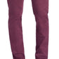 Calça jeans Levi's Slim Fit Stretch Flanela Masculina Vermelha Tamanho 33X32