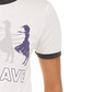Camiseta Frozen Be Brave Ringer da Disney Juniors, tamanho extra pequeno, branca