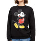 Moletom com estampa do Mickey Mouse da Disney Juniors, preto, tamanho pequeno