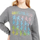 Moletom curto com estampa Grateful Dead da Love Tribe Juniors, cinza escuro, tamanho extragrande