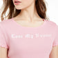 Camiseta Love Tribe Junior's Lose My Number Rosa Tamanho X-S