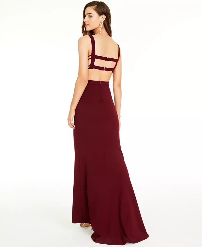 Vestido de alças B Darlin Juniors, vermelho, tamanho 5