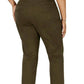 Estilo &amp; Co Feminino Plus &amp; Petite Plus Size Controle de Barriga Slim-LegVerde Tamanho 20