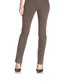 Calça skinny com controle de barriga feminina Style &amp; Co, marrom, tamanho 16