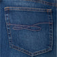 Jeans feminino plus size e pequeno estilo &amp; co plus size com controle de barriga e perna justa, tamanho 18, azul