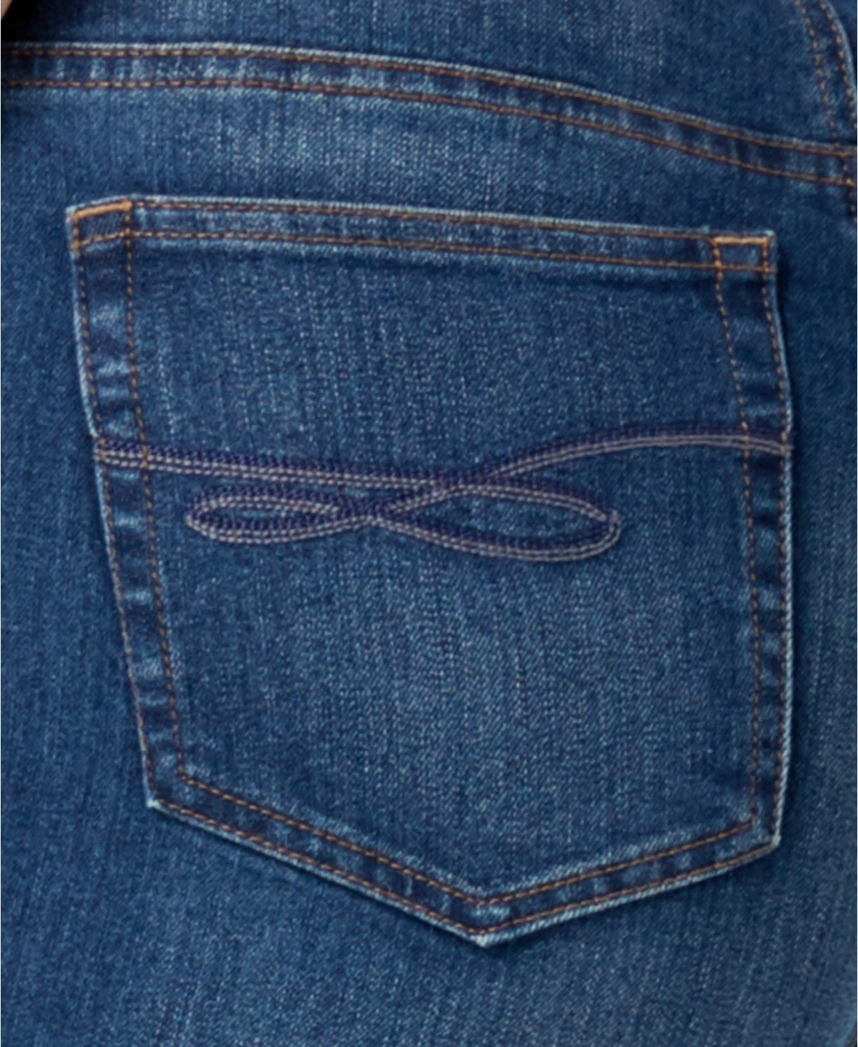 Jeans feminino plus size e pequeno estilo &amp; co plus size com controle de barriga e perna justa, tamanho 18, azul