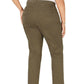 Jeans feminino plus size com controle de barriga e perna justa, estilo &amp; co, verde, tamanho 18 W
