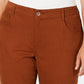 Jeans feminino plus size com controle de barriga e perna justa, estilo &amp; co, marrom, tamanho 16W