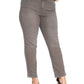 Jeans skinny plus size feminino Style &amp; Co marrom escuro tamanho 14