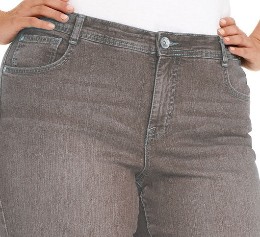Jeans skinny plus size feminino Style &amp; Co marrom escuro tamanho 14