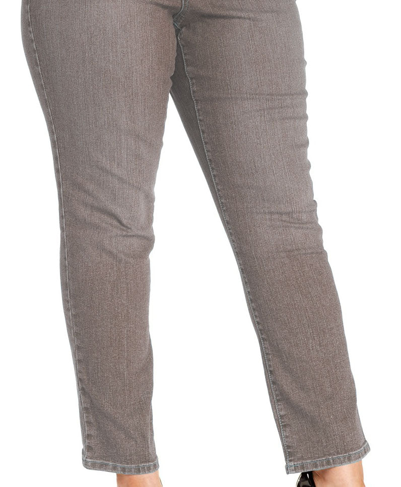 Jeans skinny plus size feminino Style &amp; Co marrom escuro tamanho 14