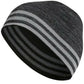Gorro reversível listrado Eclipse masculino da Adidas, preto, tamanho regular
