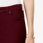 Jeans skinny feminino estilo curvilíneo estilo Wine Jam tamanho 12