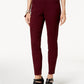 Jeans skinny feminino estilo curvilíneo, tamanho 18, vermelho, médio