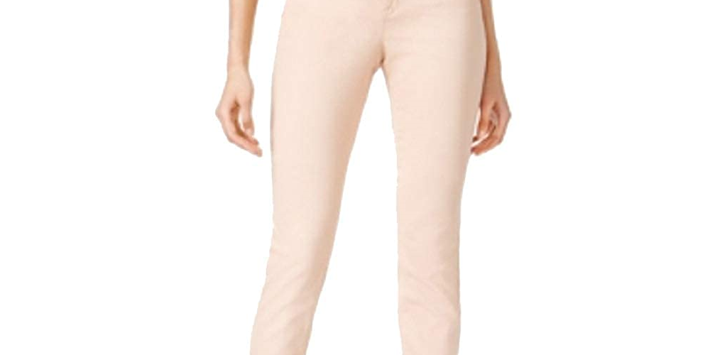 Jeans skinny feminino estilo curvilíneo estilo &amp; co, rosa, tamanho 16