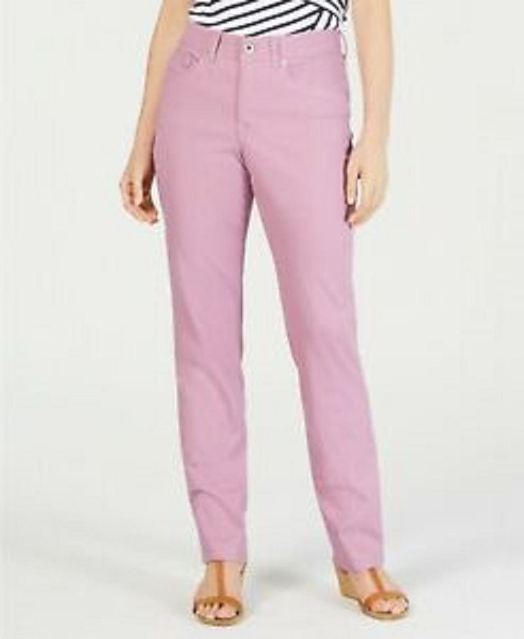 Calça jeans skinny feminina Style &amp; Co Curvy-Fit, roxa, tamanho 14