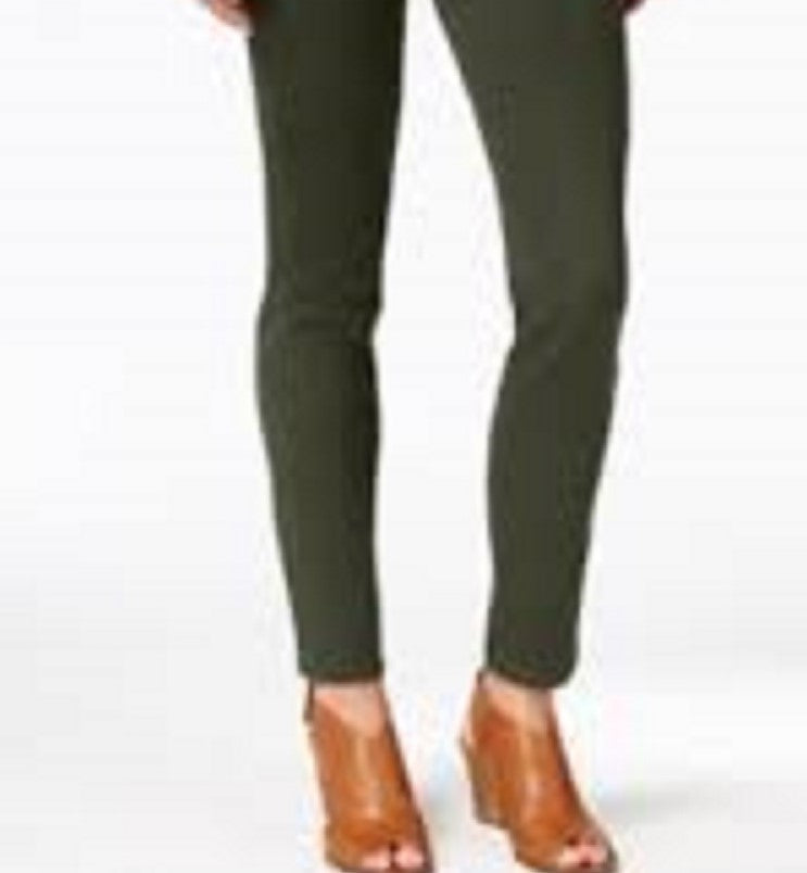 Calça jeans skinny feminina Style &amp; Co Curvy-Fit, verde, tamanho 14