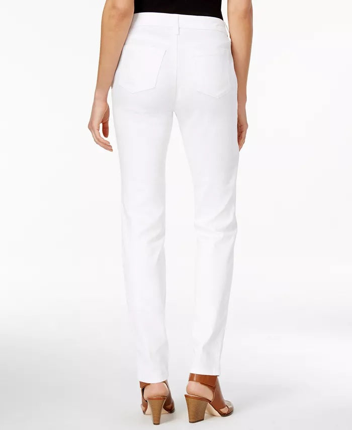 Calça jeans skinny feminina Style &amp; Co Curvy-Fit, comprimentos curtos e longos, branca, tamanho 12